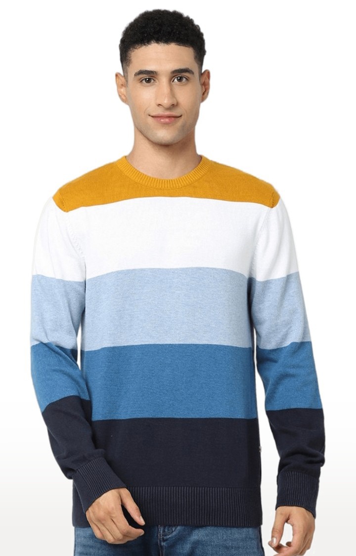 celio | Men's Multi Striped Sweaters