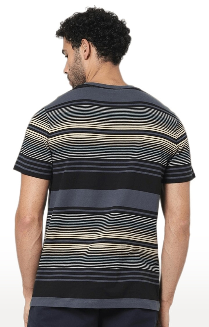 Men's Multi Striped Regular T-Shirts
