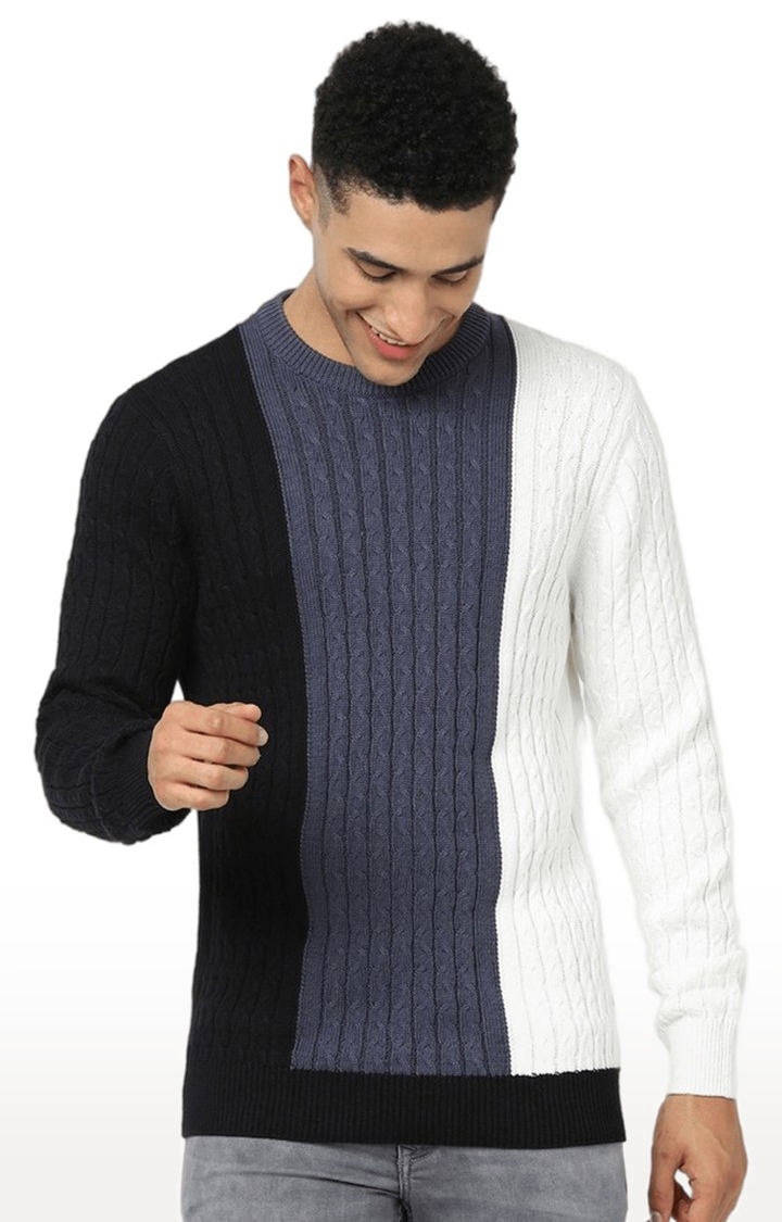 Men's Multi Colourblock Sweaters