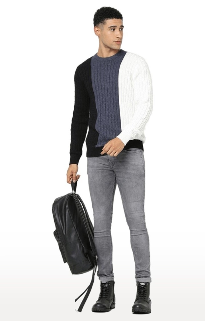 Men's Multi Colourblock Sweaters