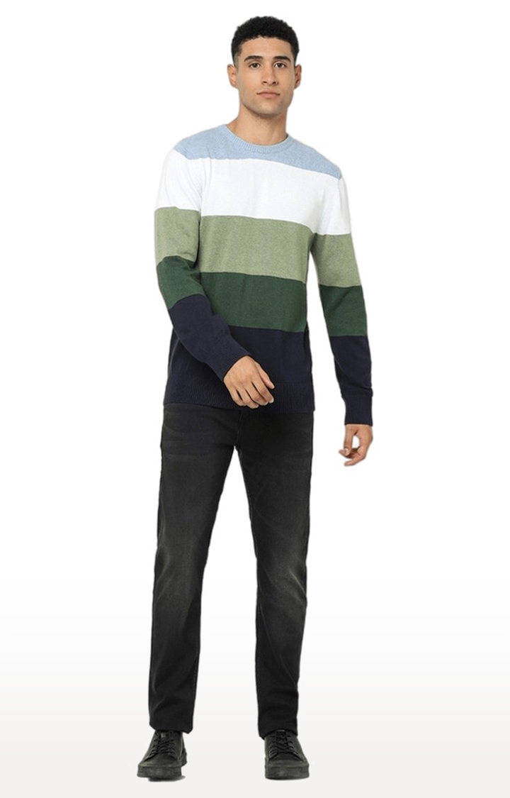 Men's Multi Striped Sweaters