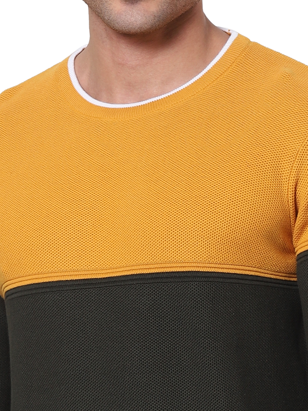 celio | Men's Yellow  Sweaters 4