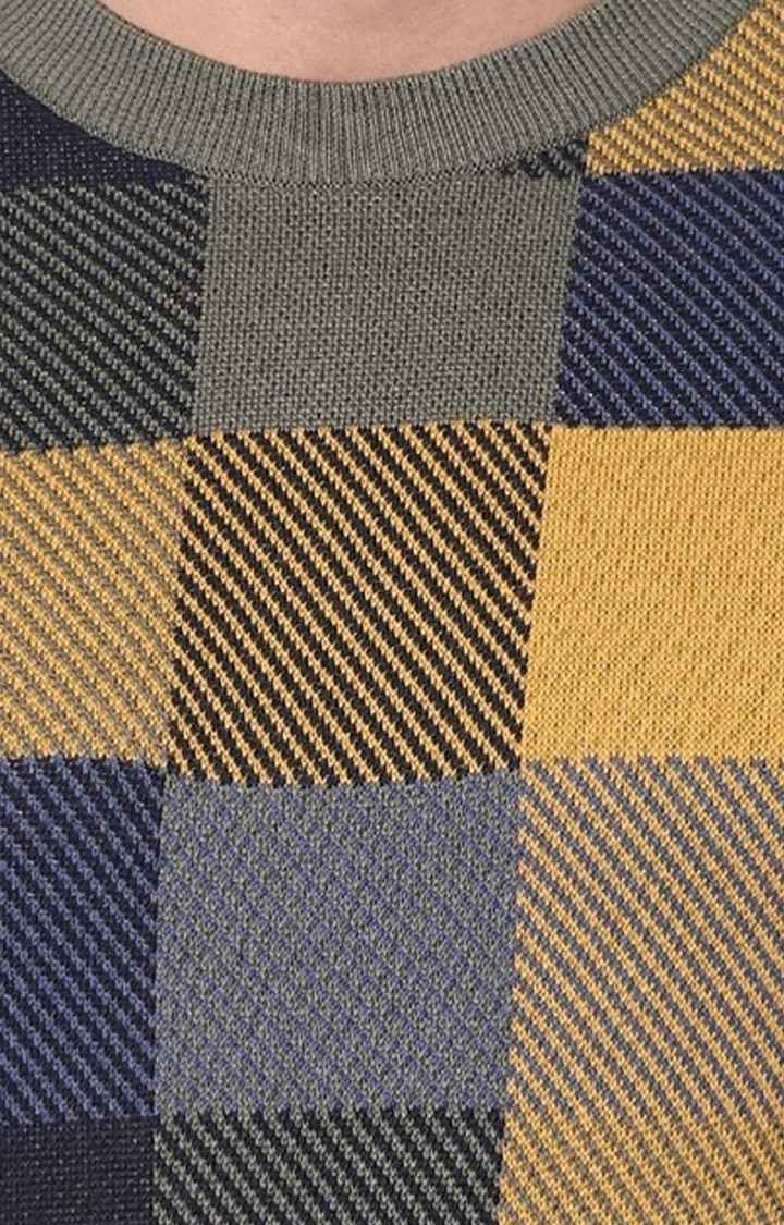 Men's Multi Checked Sweaters