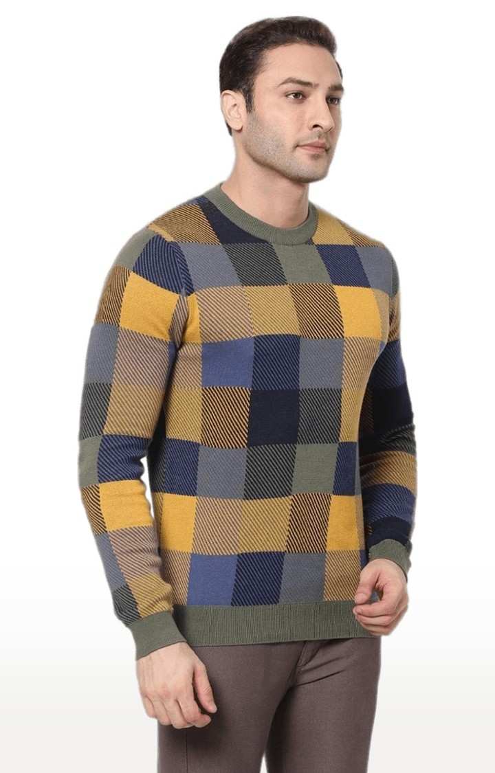Men's Multi Checked Sweaters