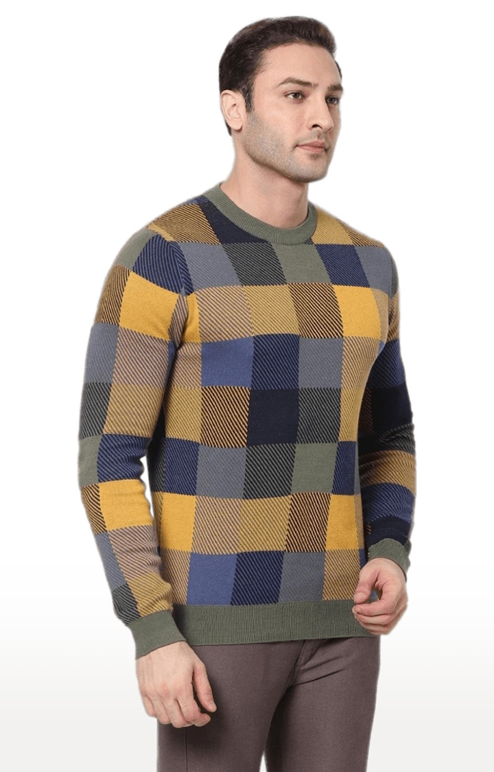 celio | Men's Multi Checked Sweaters 3