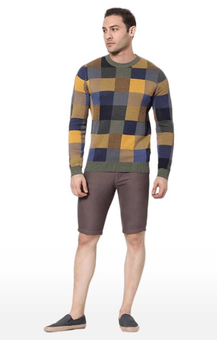 celio | Men's Multi Checked Sweaters 1