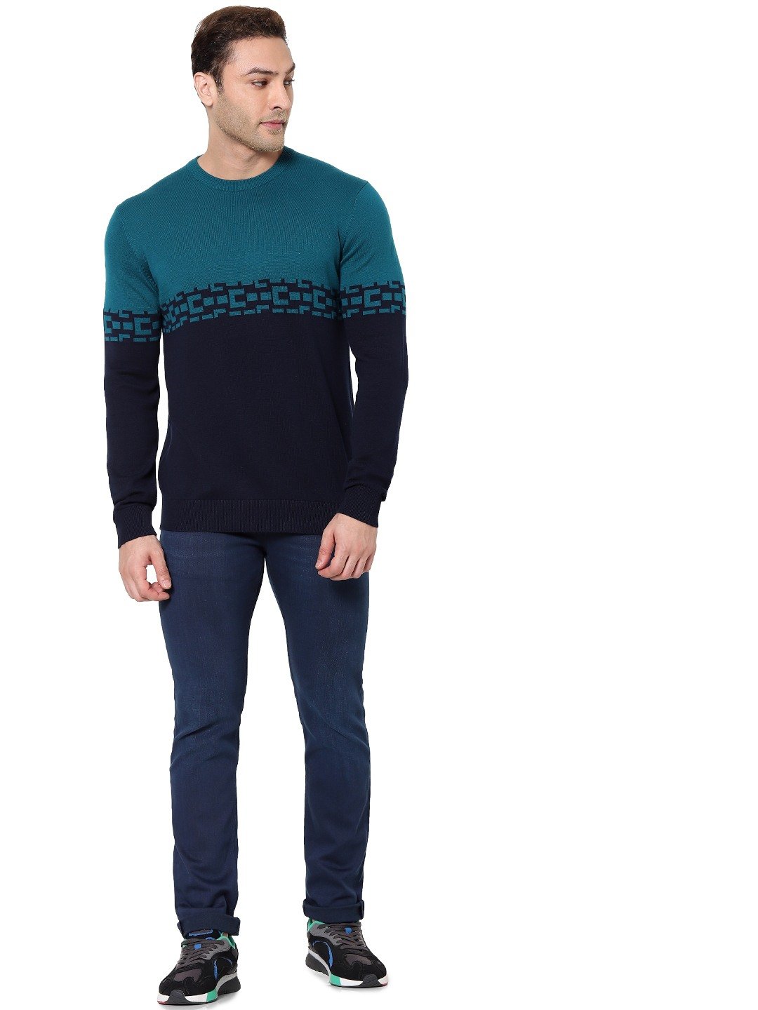 celio | Men's Green Sweaters 5