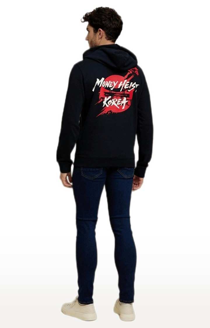 Men's Black Solid Hoodies