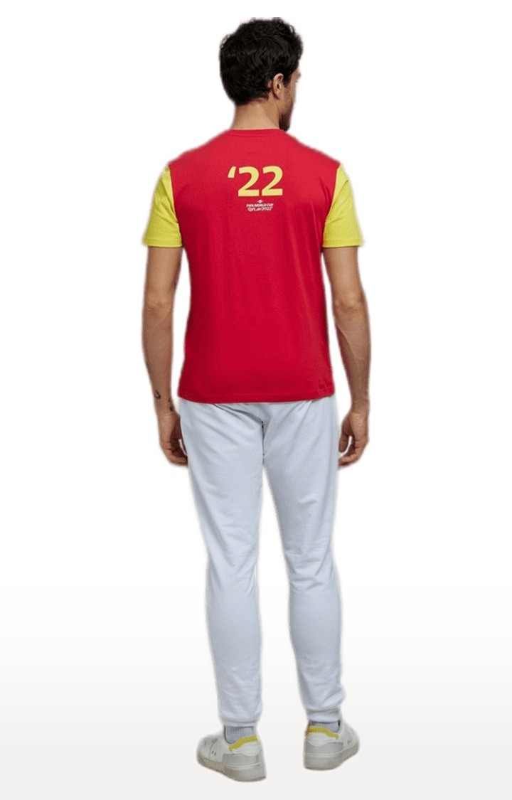 Men's Red Printed Regular T-Shirts
