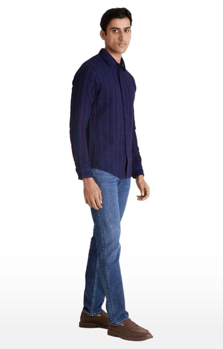 Men's Green Checked Casual Shirts