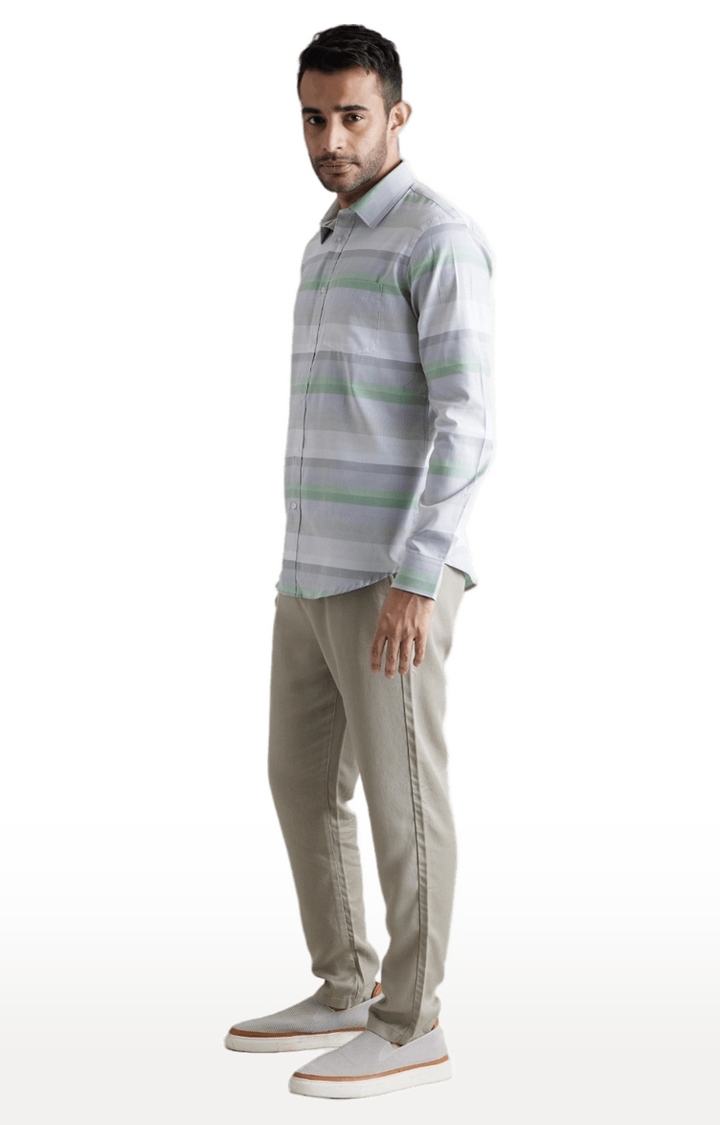 celio | Men's Multi Striped Casual Shirts 3