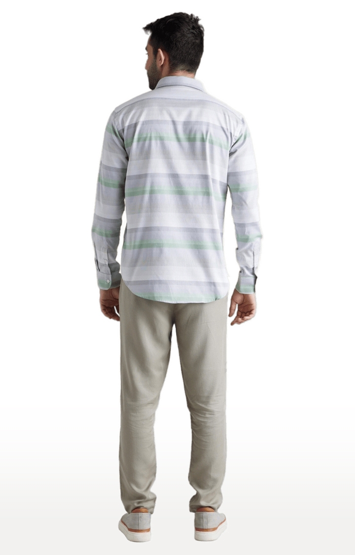 celio | Men's Multi Striped Casual Shirts 4