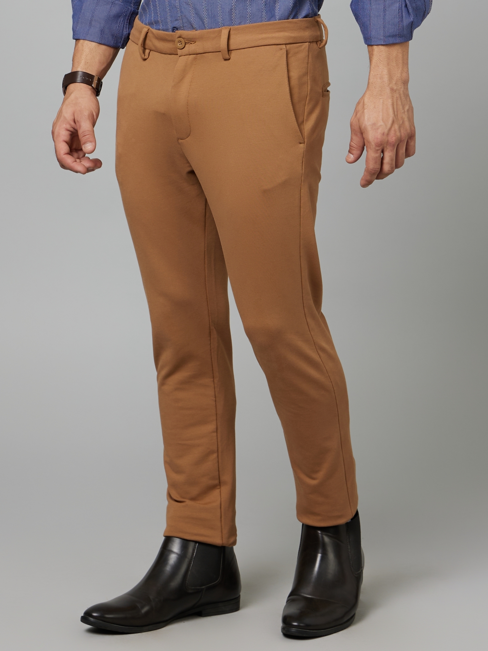 WROGN Slim Fit Men Brown Trousers - Buy WROGN Slim Fit Men Brown Trousers  Online at Best Prices in India | Flipkart.com