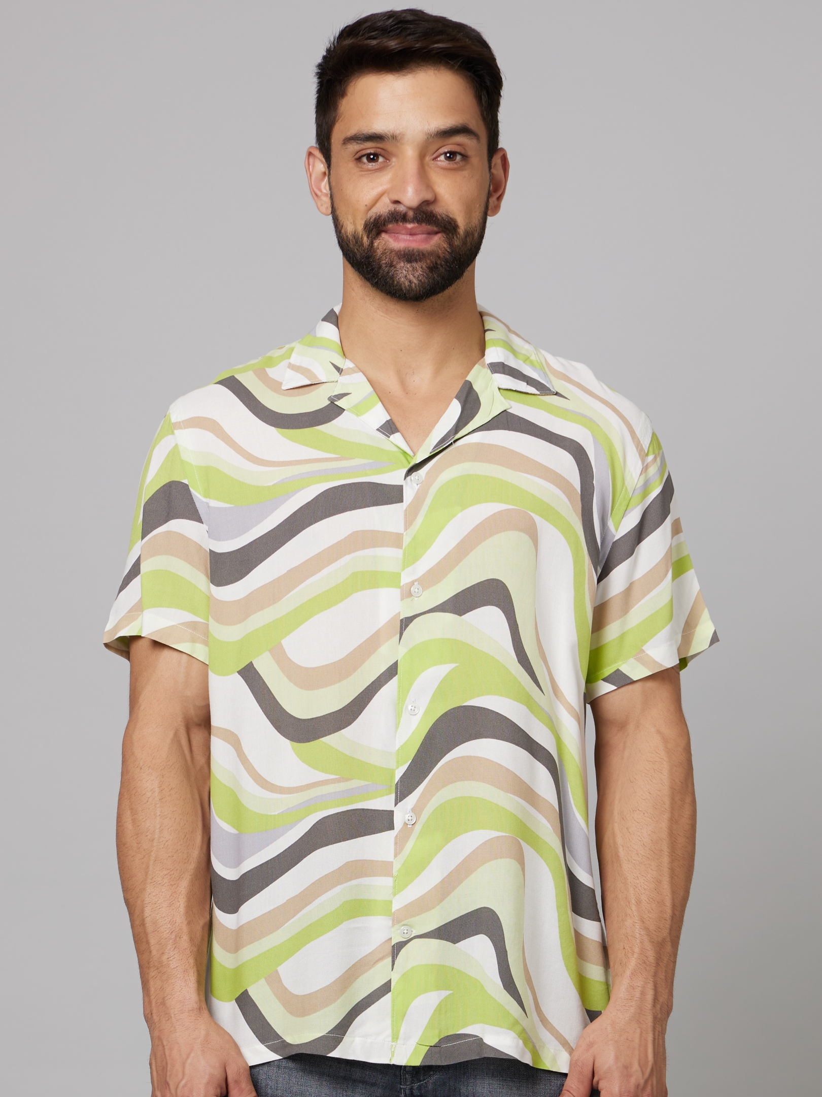 celio | Men's Multi Printed Casual Shirts 0
