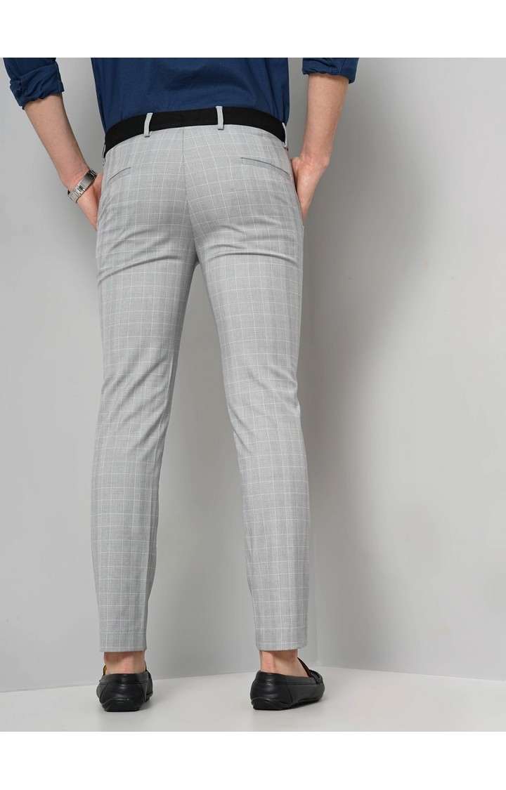 Celio Men's Solid Formal Trousers