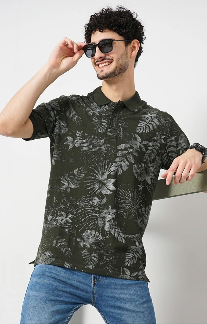 celio | Celio Men's All Over Print Floral T-Shirt