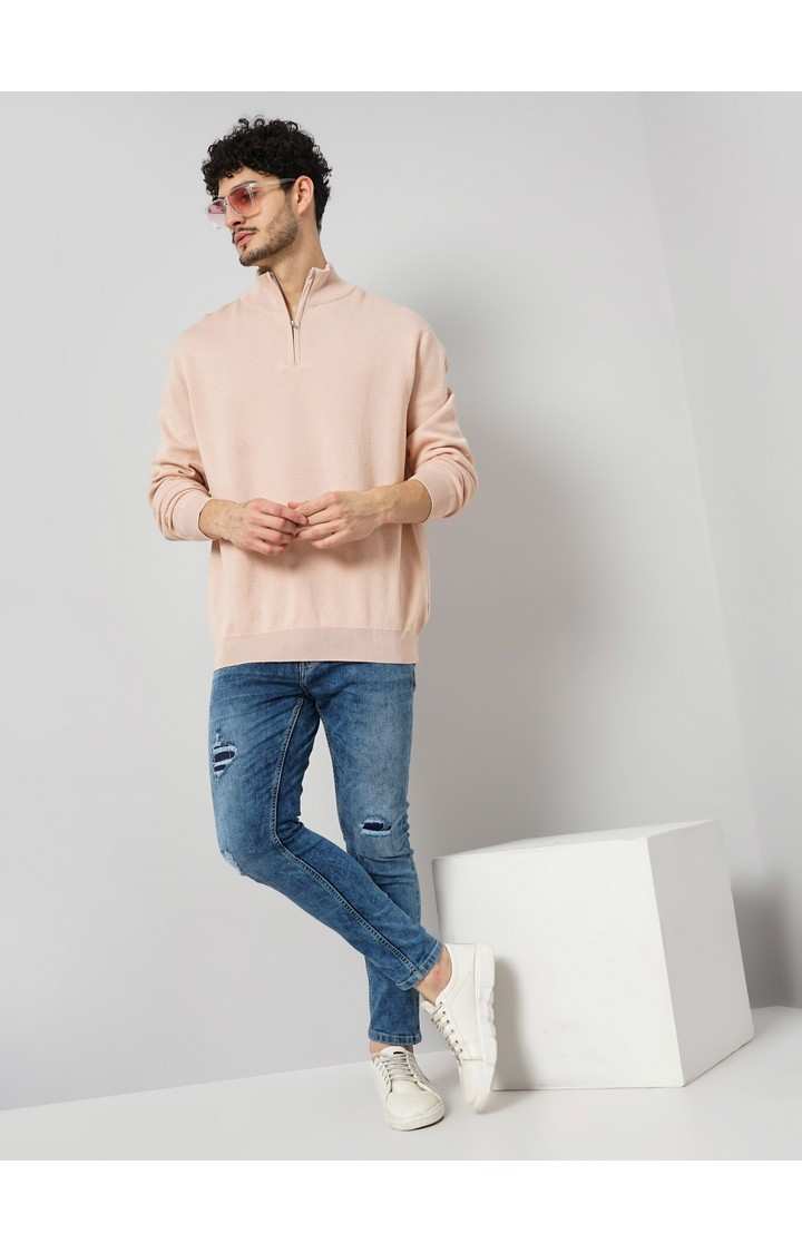 Celio Men's Solid Sweater
