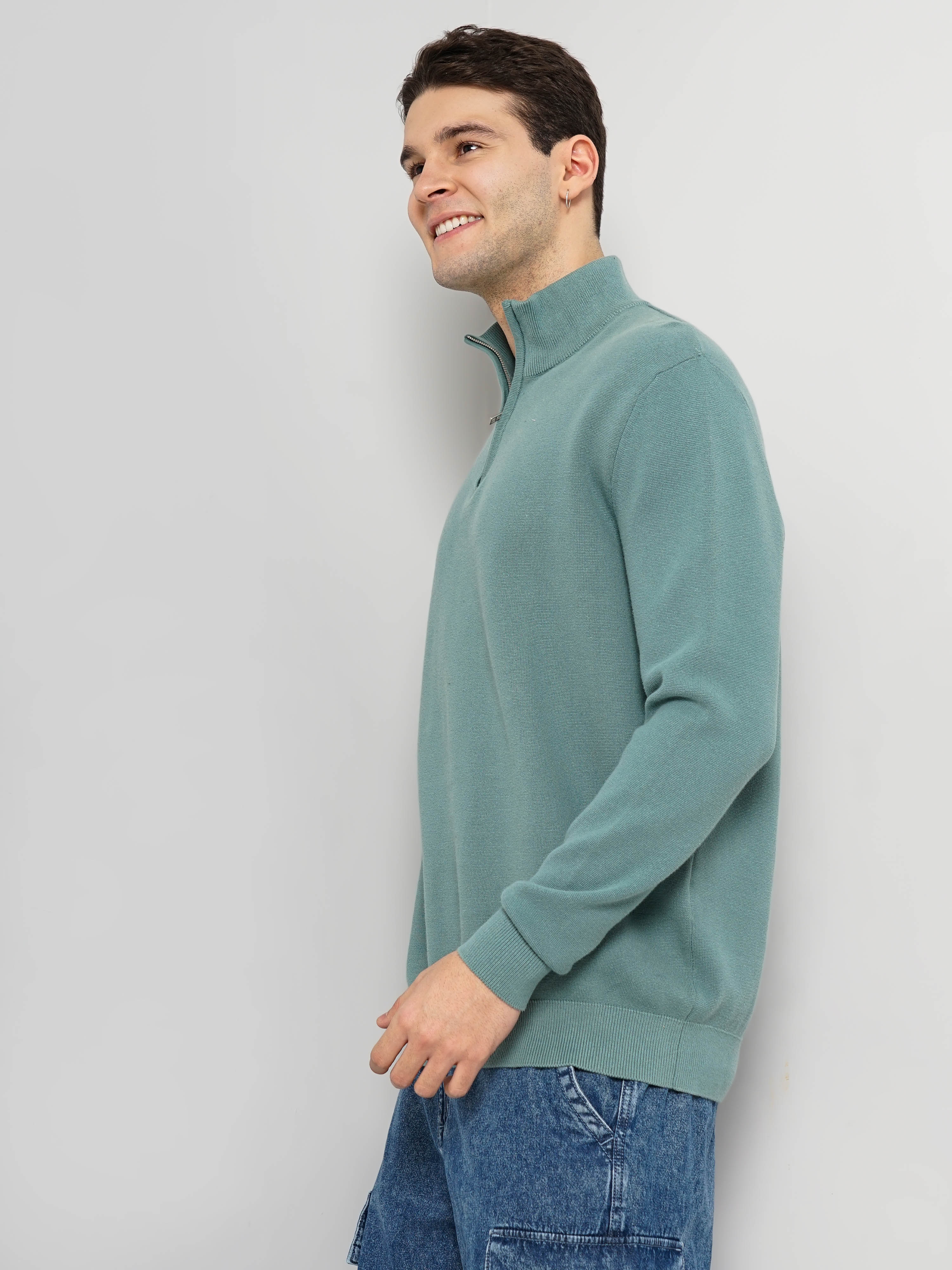 celio | Celio Men's Solid Sweater 5