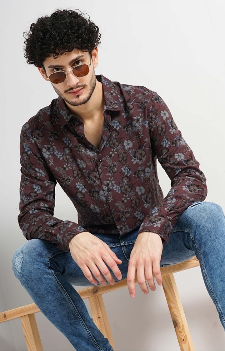 celio | Celio Men's Soft Touch Floral Shirt