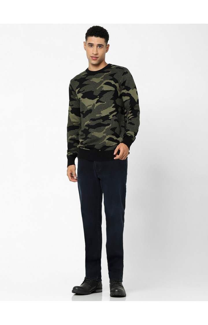 Men's Khaki Camouflage Sweaters