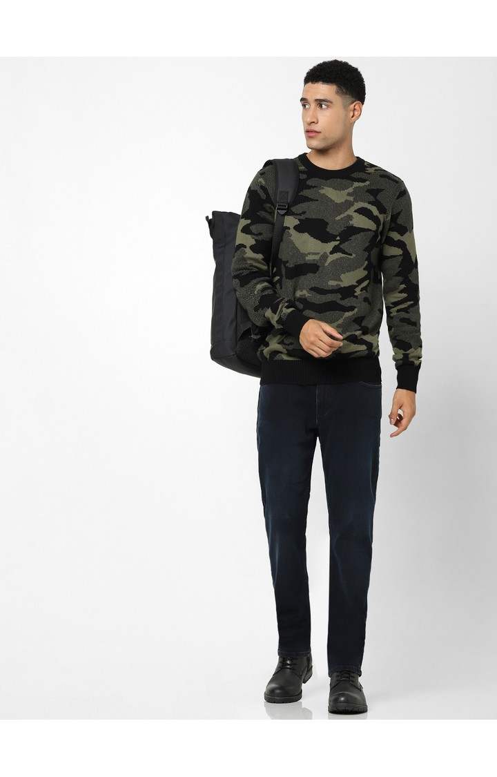 Men's Khaki Camouflage Sweaters