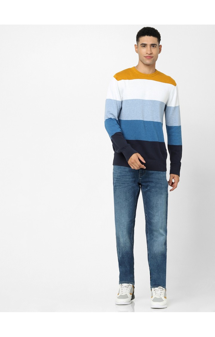 Men's Navy Camouflage Sweaters