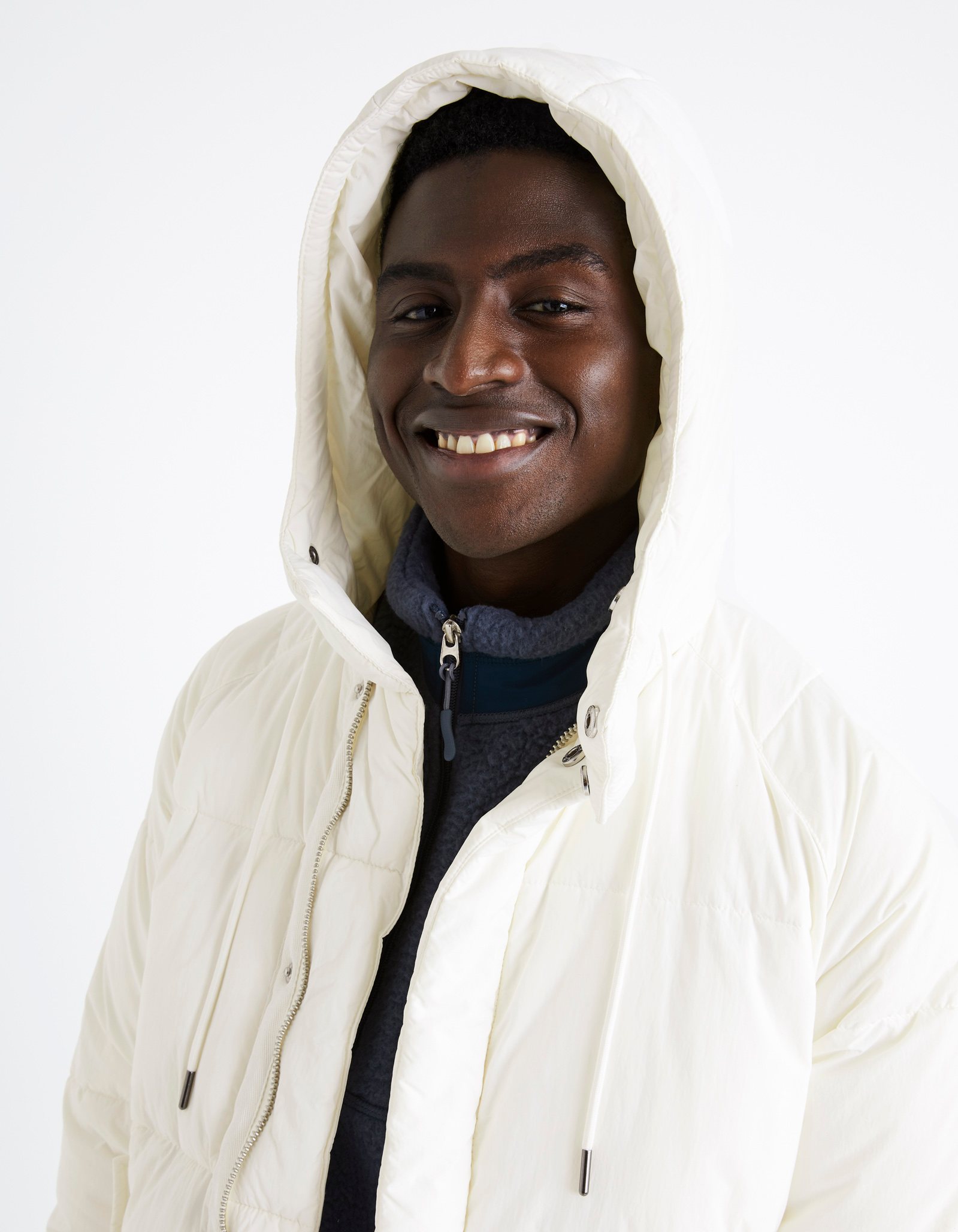 Men s White Solid Bomber Jackets