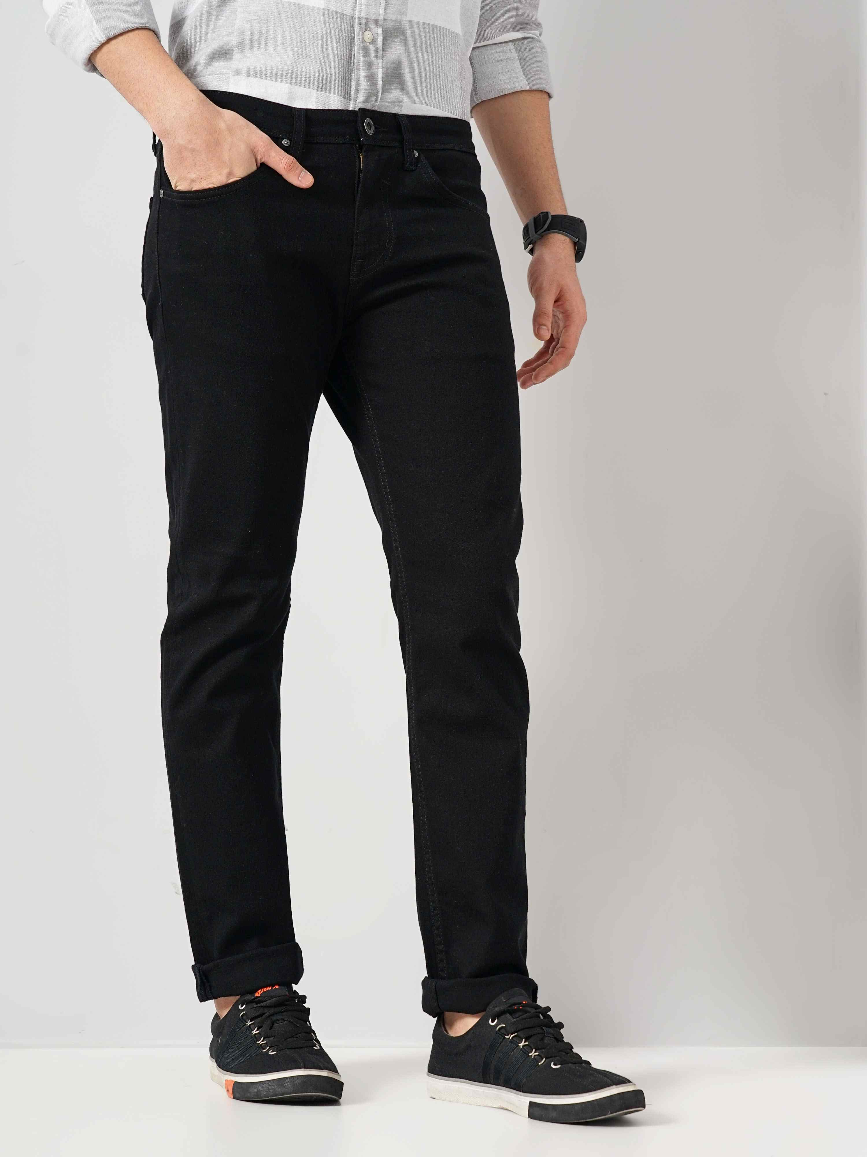 Celio Men's Solid Innovation Jeans