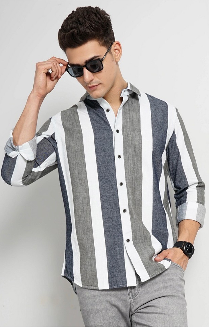 celio | Celio Men's vertical-stripes Shirts