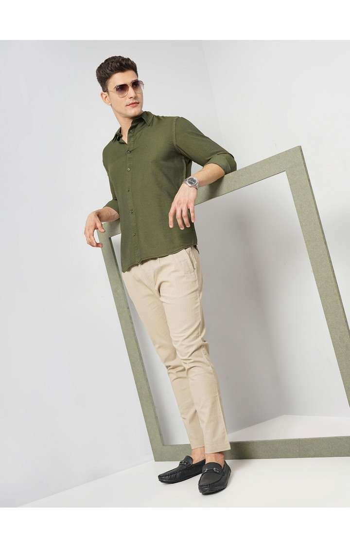 Celio Men's solid Shirts