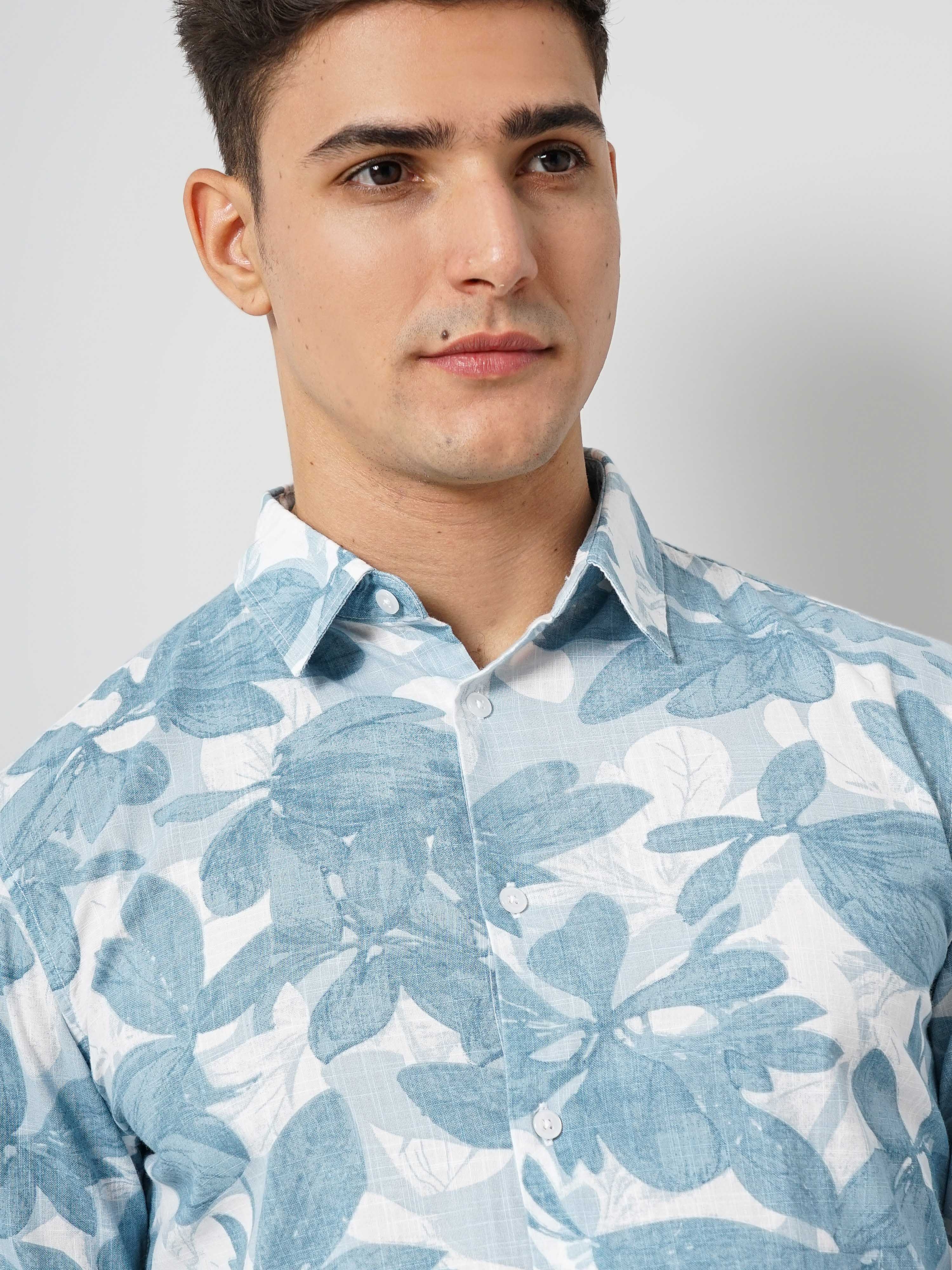 Celio Men's floral Shirts