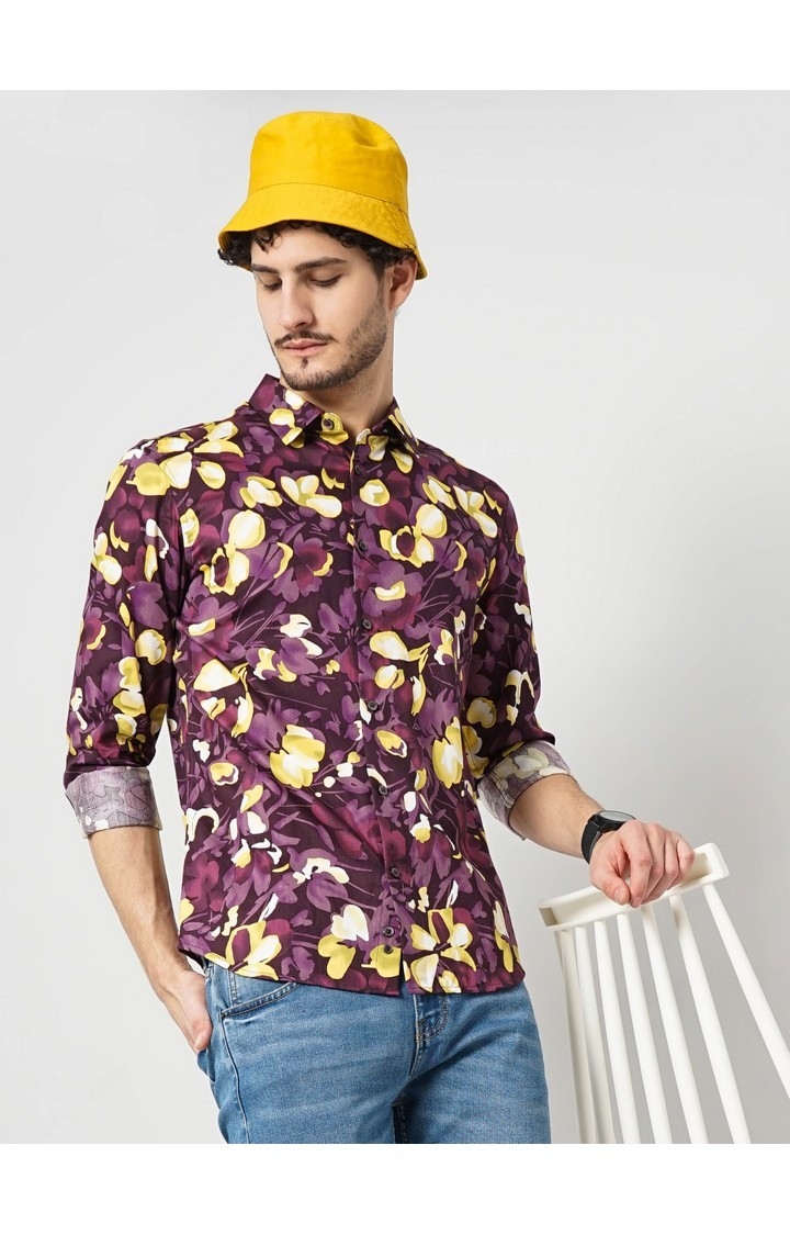 Celio Men's Floral Shirt