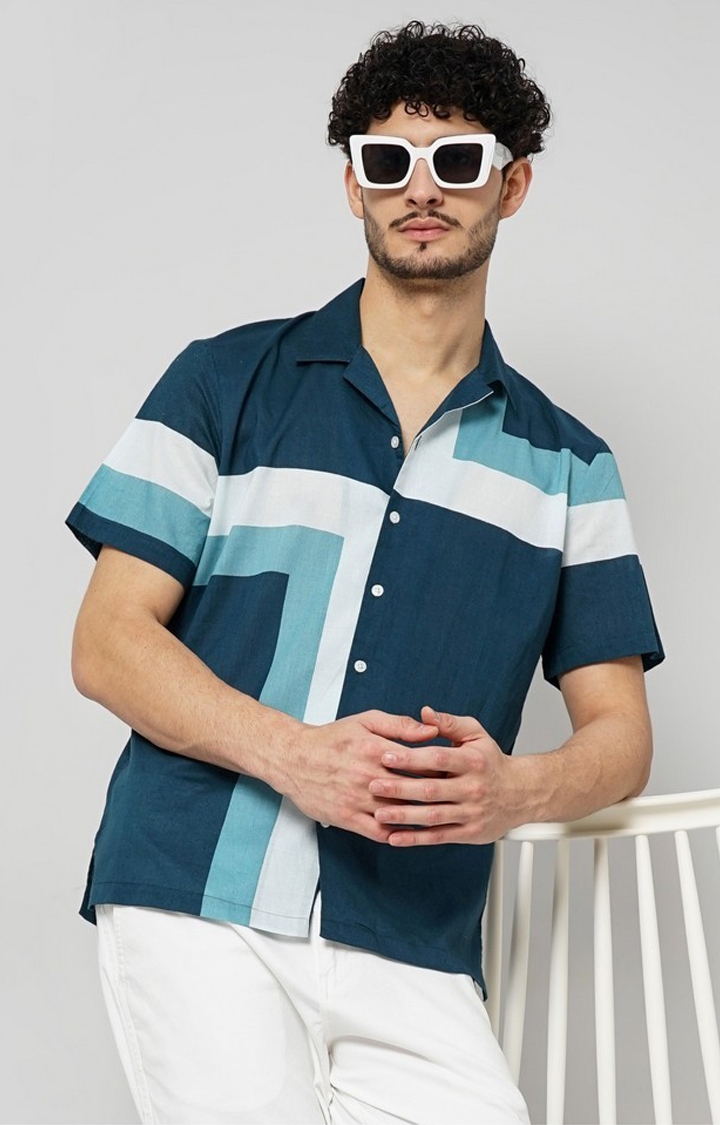 celio | Celio Men's Geometric Shirt