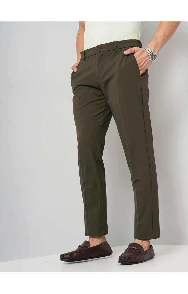 Celio Men's solid Trousers