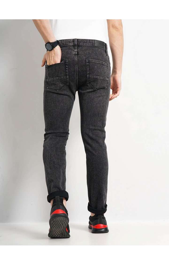 Celio Men Black Slim Fit Cotton Twill Denim Jeans