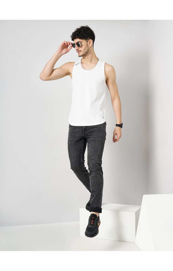 Celio Men Black Slim Fit Cotton Twill Denim Jeans