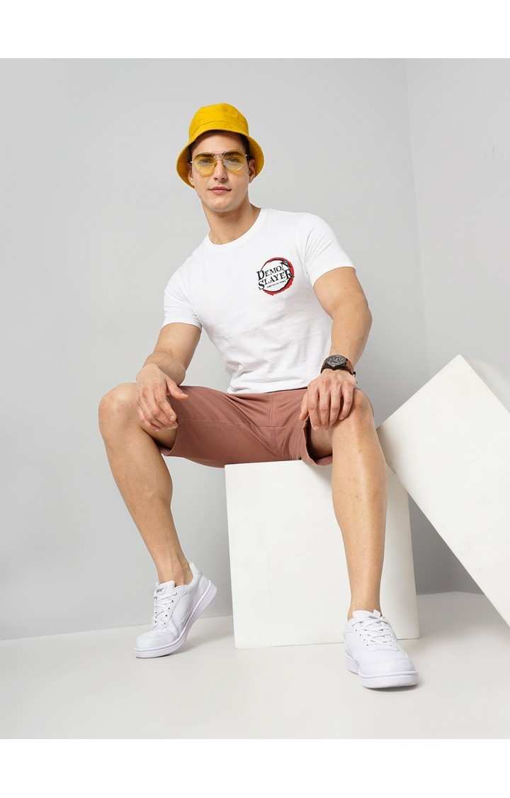 Demon Slayer - Optical White Round Neck Short Sleeves Cotton Tshirt XS