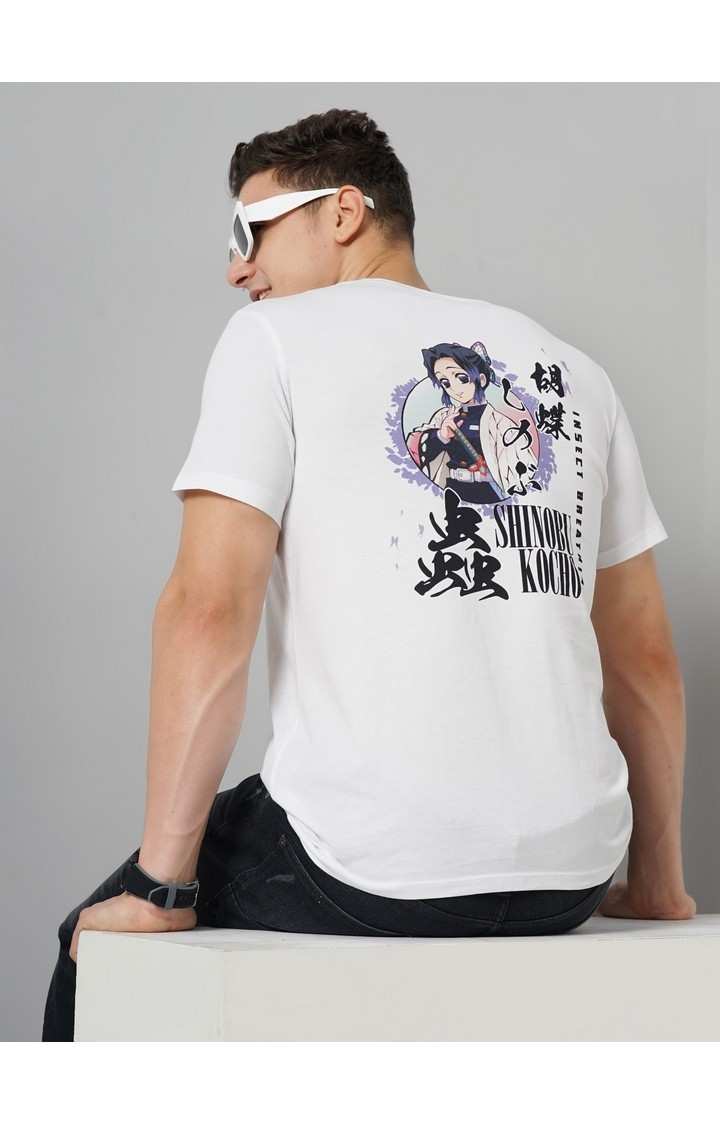 Demon Slayer - Optical White Round Neck Short Sleeves Cotton Tshirt XS