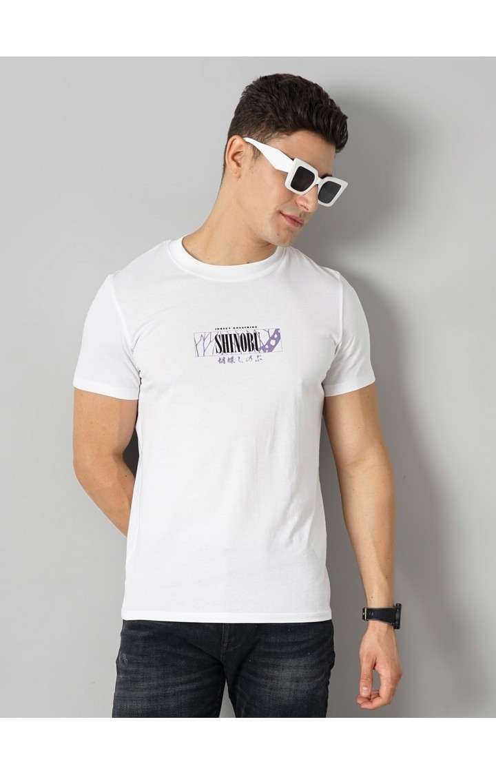 Demon Slayer - Optical White Round Neck Short Sleeves Cotton Tshirt XS