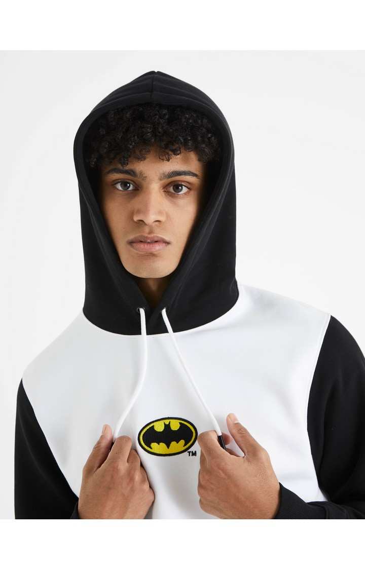Men's Black Printed Hoodies