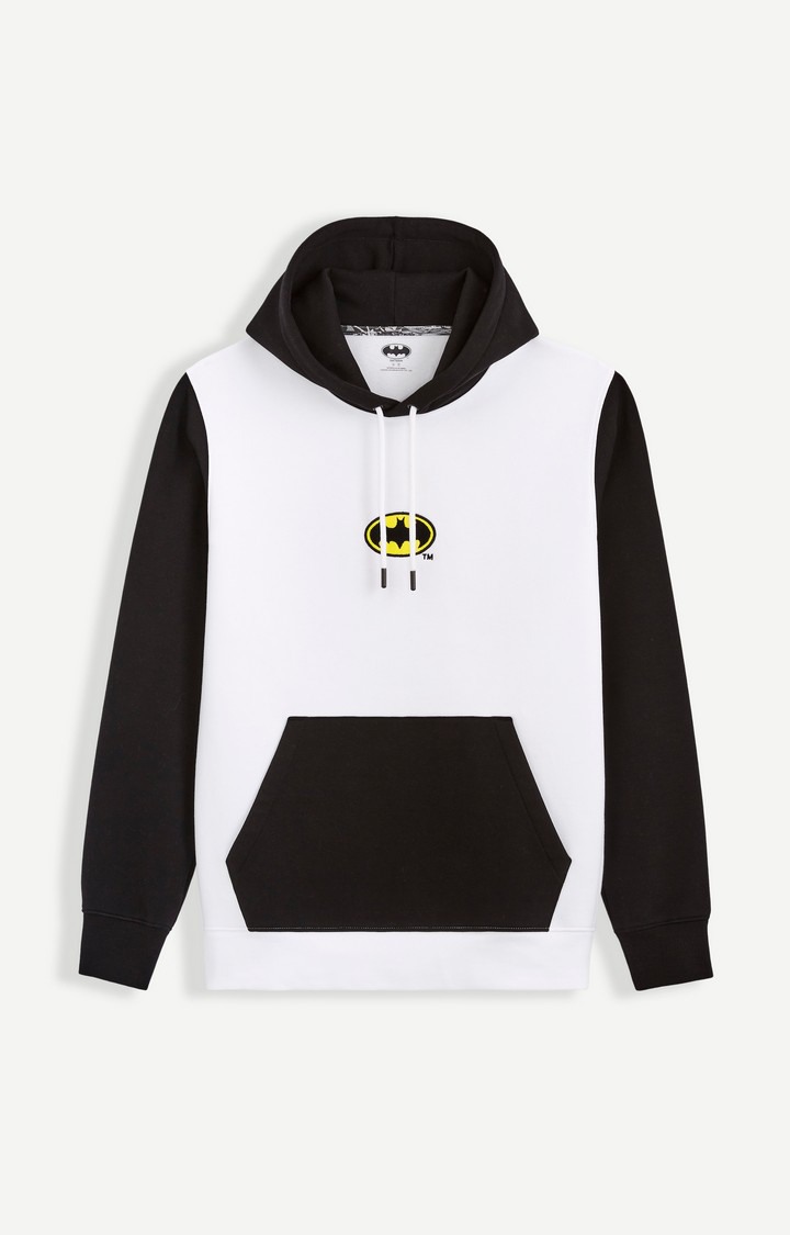 Men's Black Printed Hoodies