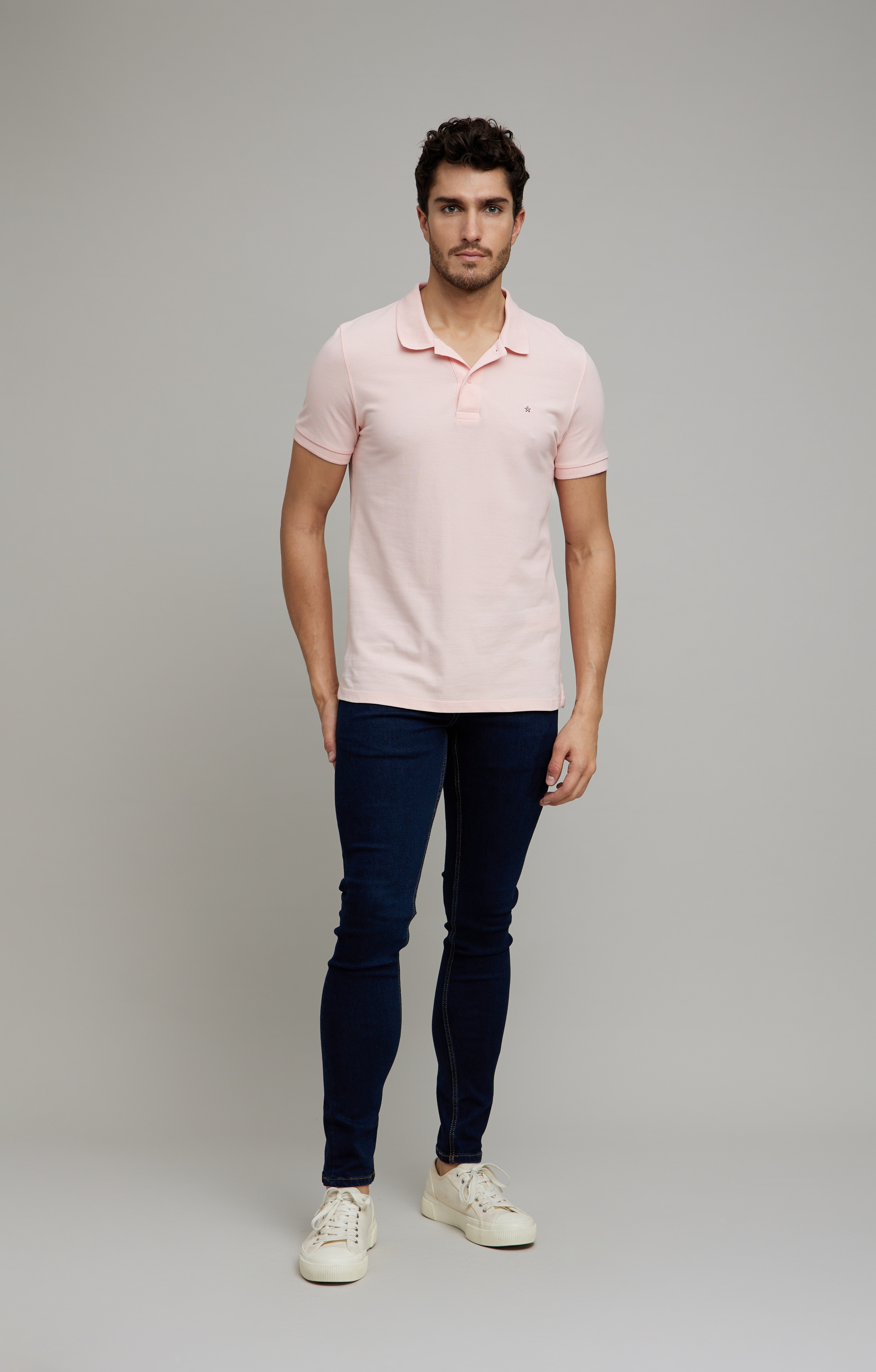 celio | Celio Men's Pink Solid Polos