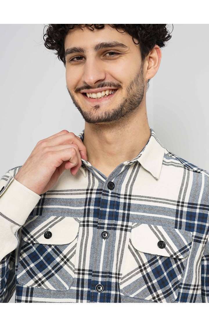 Celio Men's Yarn Dyed Checks Shirt