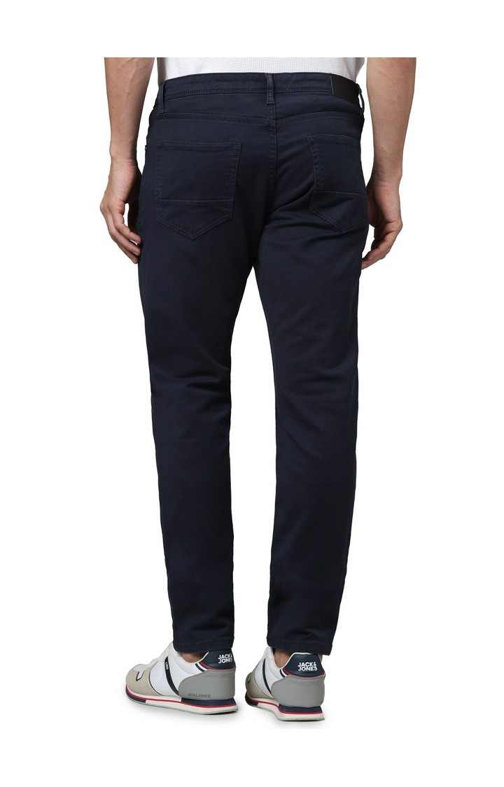 Celio Men Grey Solid Slim Fit Cotton Knit Denim Jeans