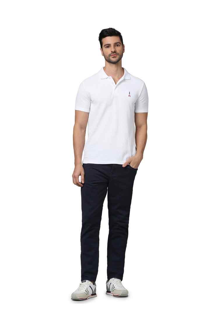Celio Men Grey Solid Slim Fit Cotton Knit Denim Jeans