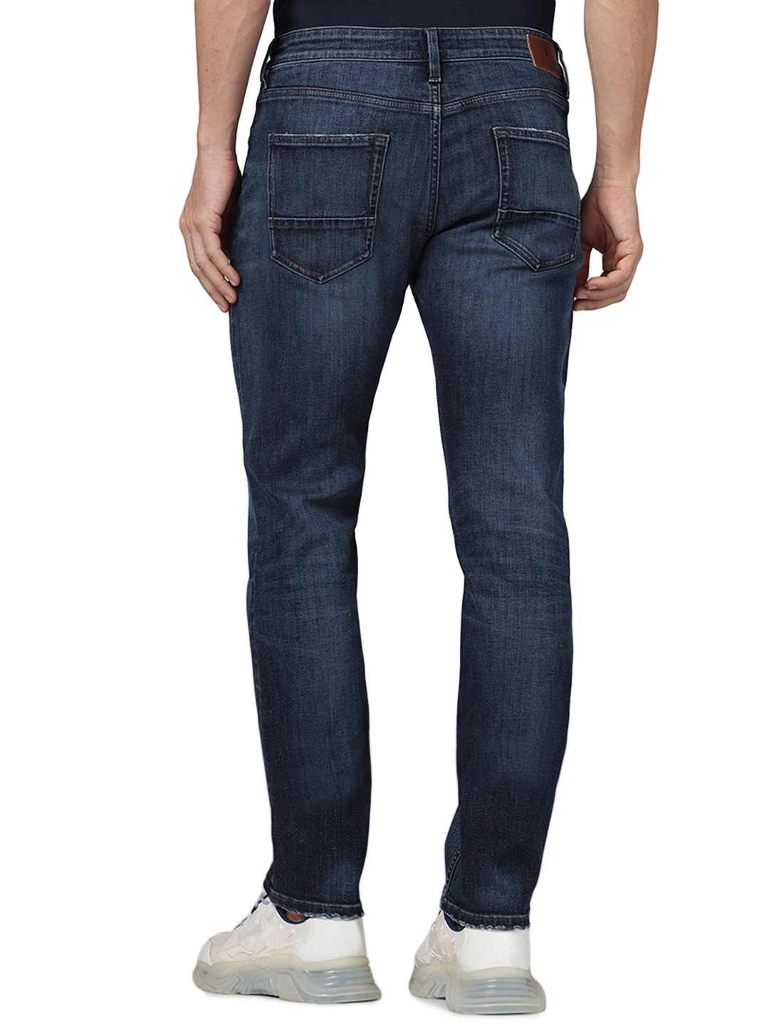 Celio Men Blue Solid Slim Fit Cotton Premium Denim Jeans