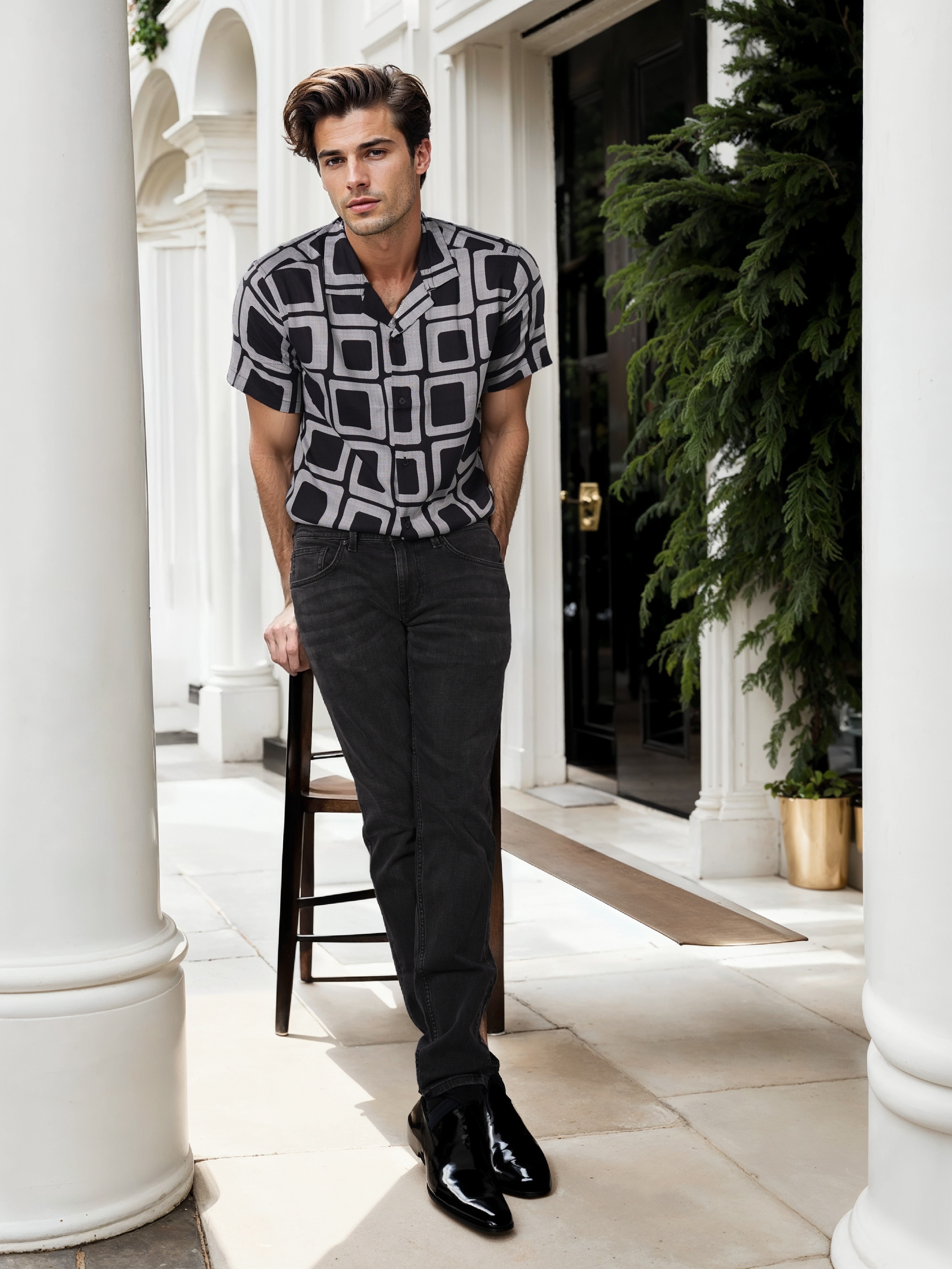 Celio Men Black Solid Skinny Fit Cotton Basic Denim Jeans