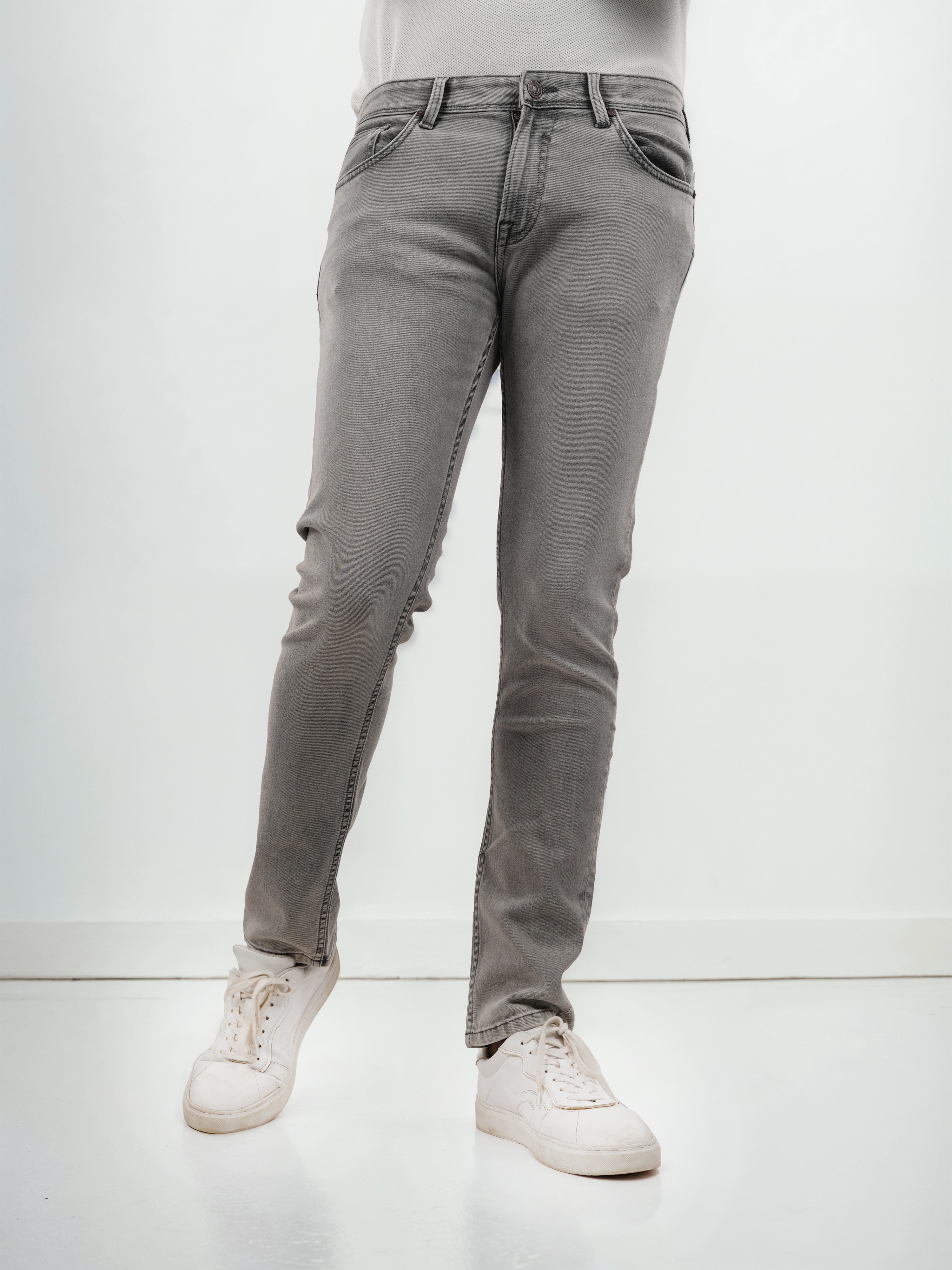 Celio Men Black Solid Slim Fit Cotton Rest All Options Jeans