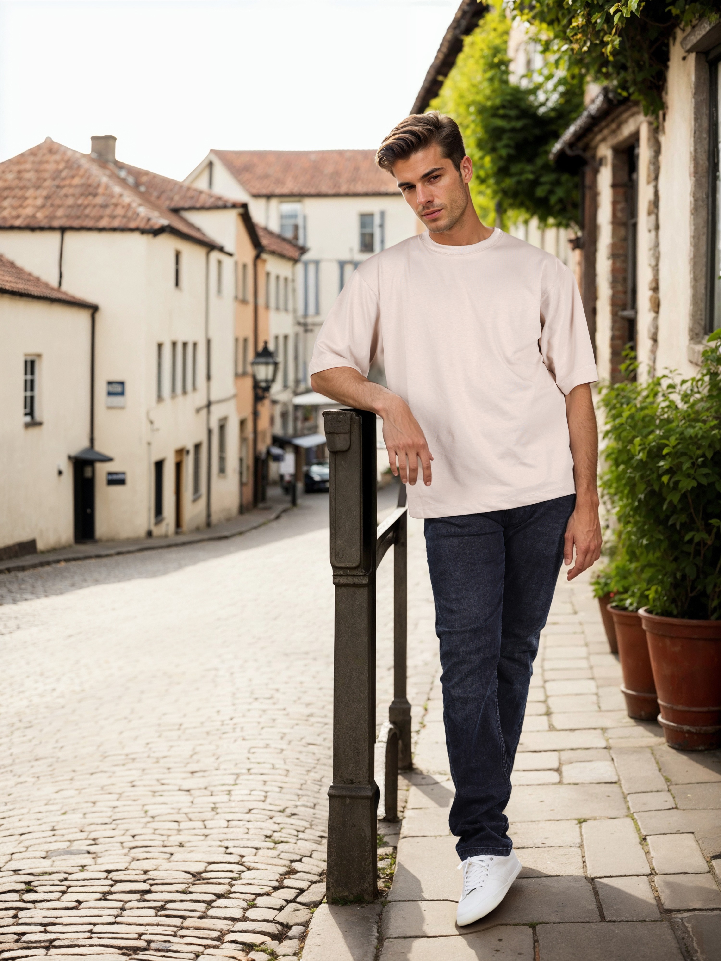 Celio Men Blue Solid Slim Fit Cotton Sustainable Jeans