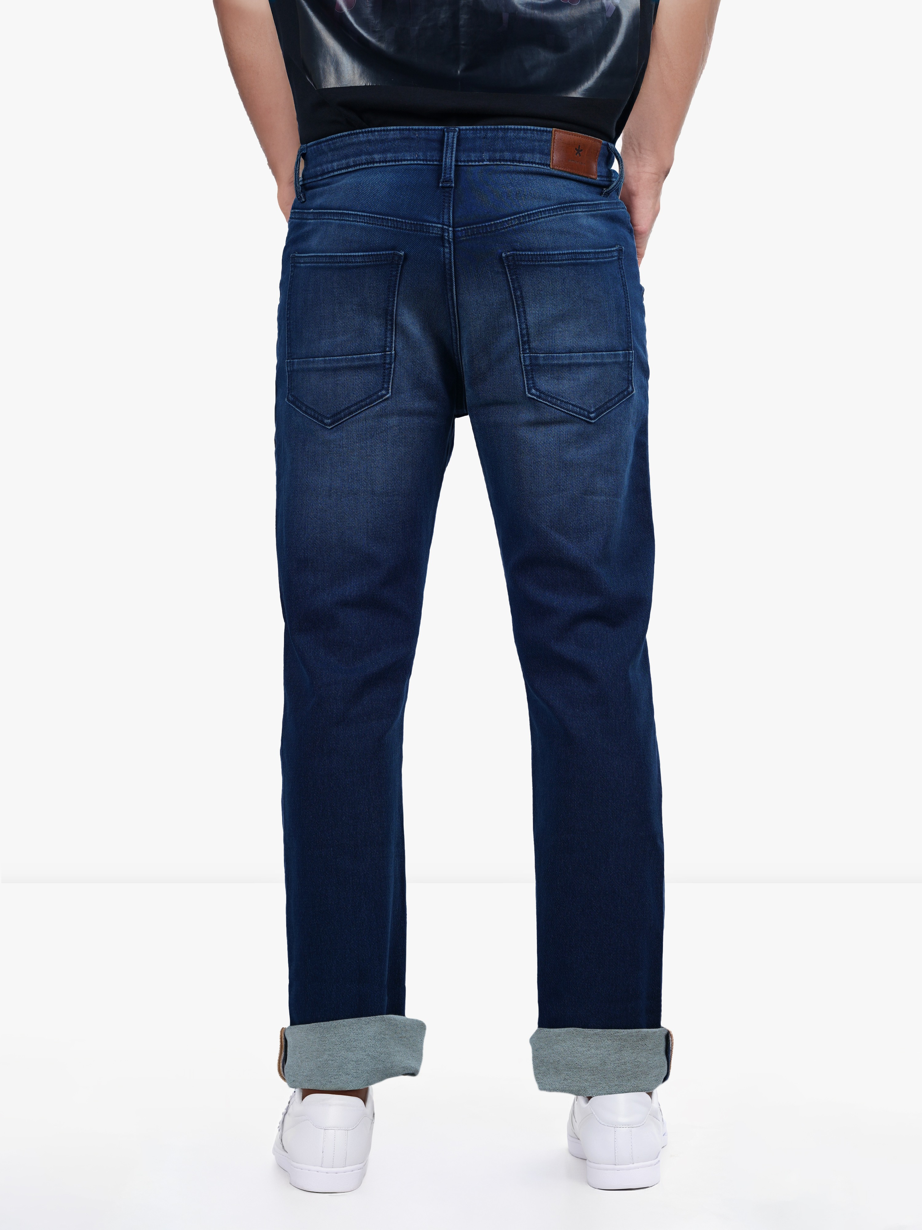 Celio Men Grey Solid Bootcut Cotton Jeans